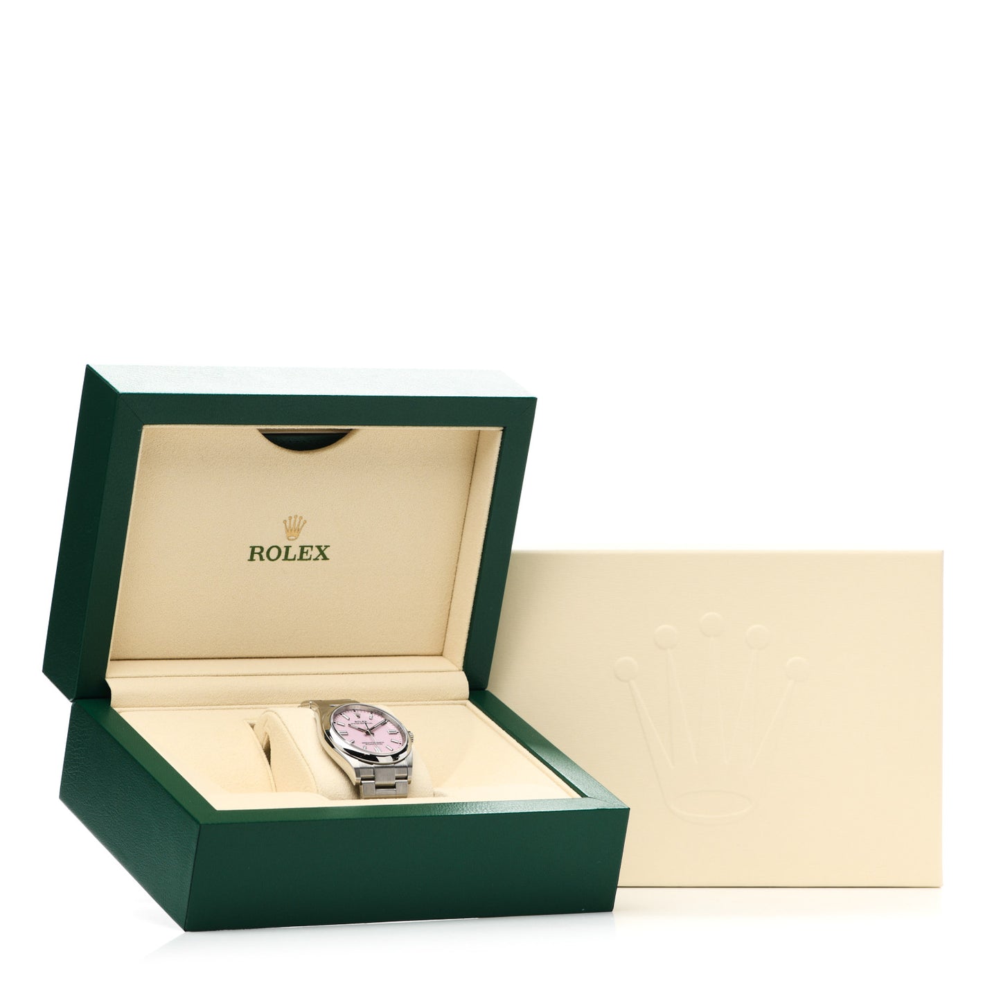 Stainless Steel 36mm Oyster Perpetual Watch Candy Pink 126000