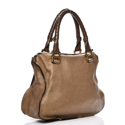 Chloe Calfskin Medium Marcie Satchel Nut 21 of 37