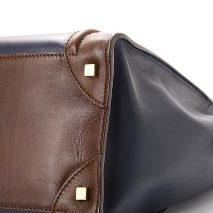 Celine Smooth Calfskin Mini Tri-Color Luggage Navy Blue 10 of 10