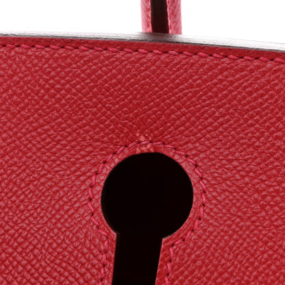 Hermes Epsom Birkin 30 Rouge Casaque 12 of 12