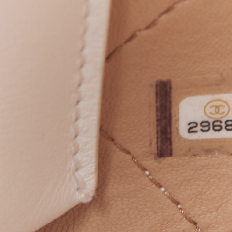 Calfskin Large Serial Shopper Tote White