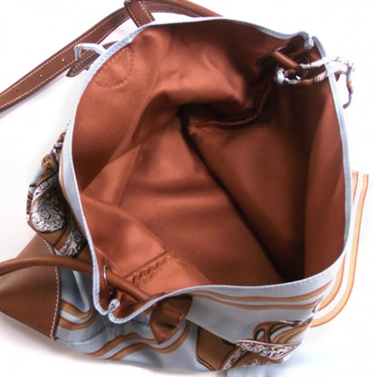 Hermes Bi-Material Silky City Bag Brides De Gala Bleu 6 of 14