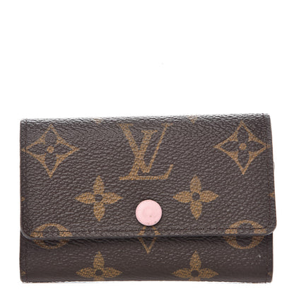 Louis Vuitton Monogram Multicles 6 Key Holder Rose Ballerine 1 of 9