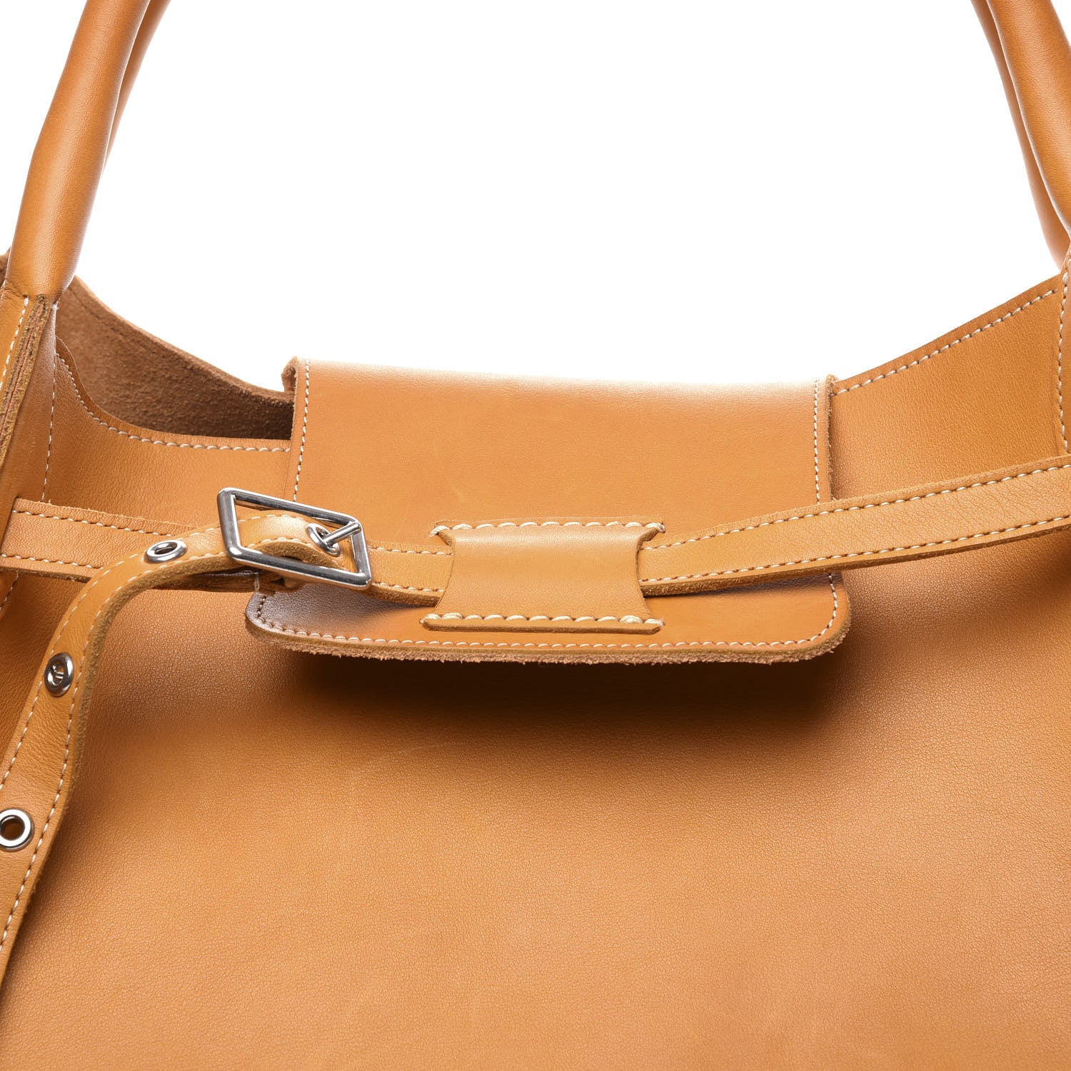 Celine Soft Bare Calfskin Medium Big Bag Dark Yellow 9 of 12