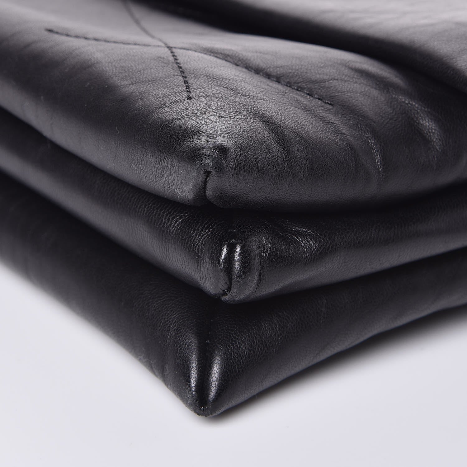 Lanvin Lambskin Quilted Medium Sugar Flap Shoulder Bag Black 9 of 11