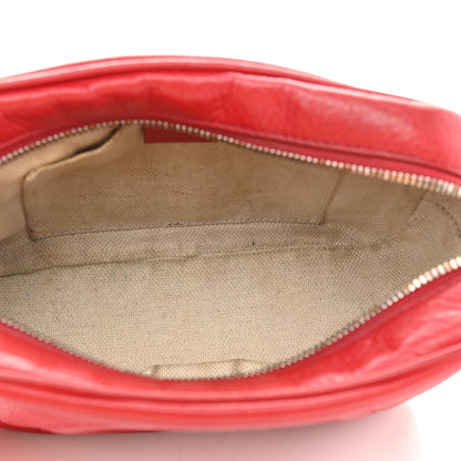Gucci Pebbled Calfskin Small Soho Disco Bag Tabasco Red 5 of 15
