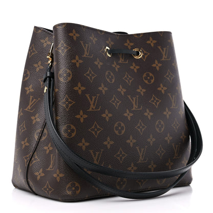 Louis Vuitton Monogram Neonoe MM Black 3 of 12