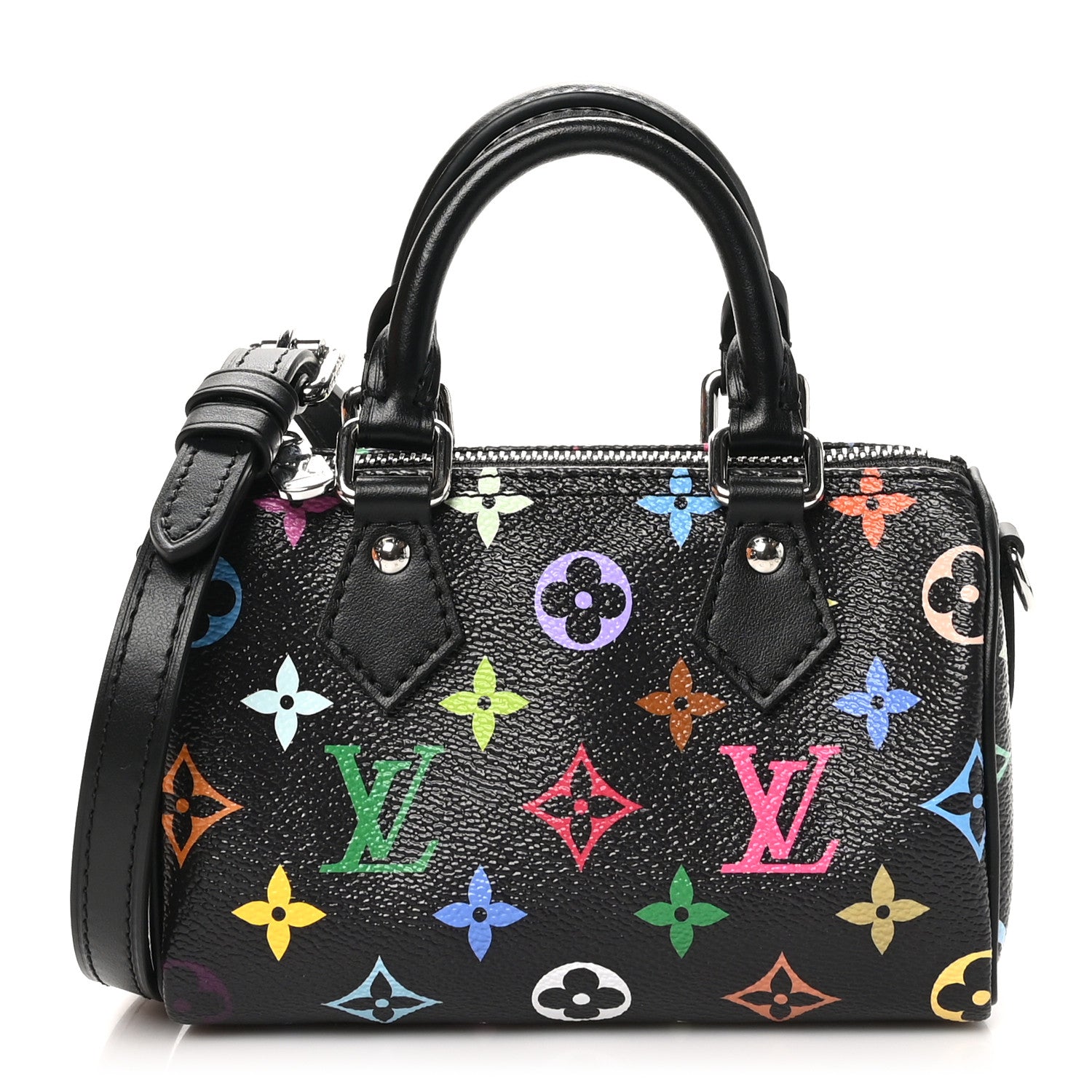 Louis Vuitton LV X TM Monogram Multicolor Nano Speedy Black 1 of 10