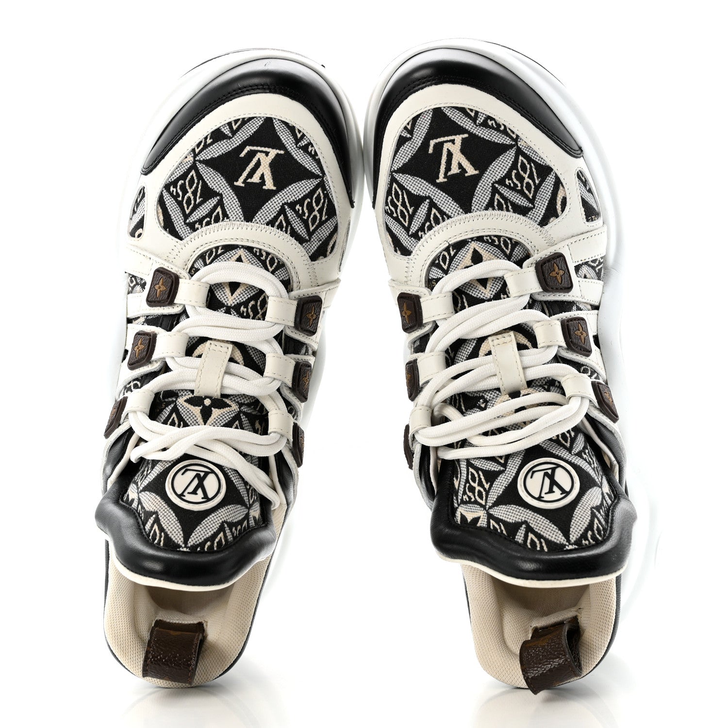 Louis Vuitton Archlight スニーカー ホワイト 37 Louis Vuitton Jacquard Since 1854 Monogram LV Archlight Sneakers