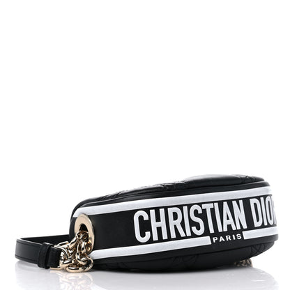 Christian Dior Lambskin Cannage Mini Dior Vibe Hobo Bag Black 5 of 10