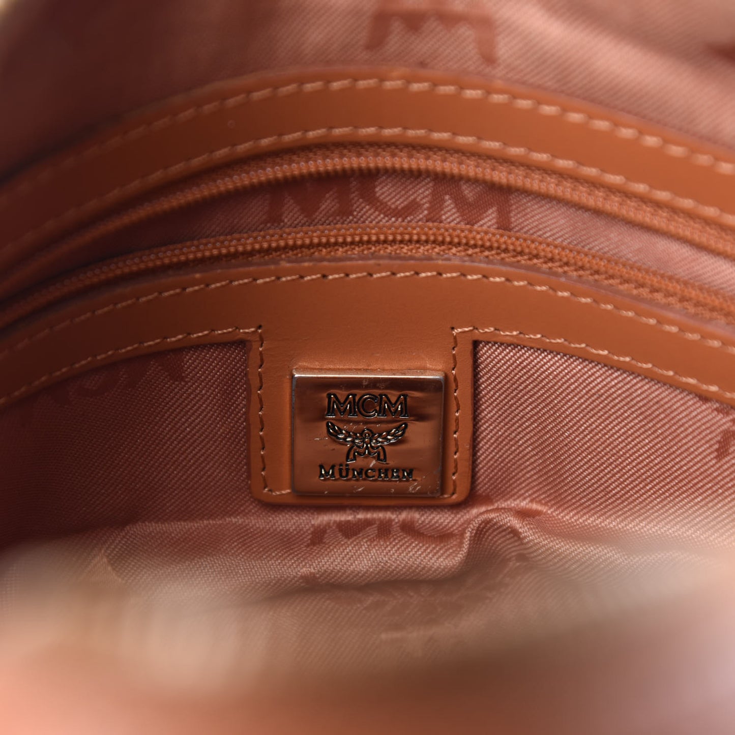 Visetos Small Boston Bag Cognac