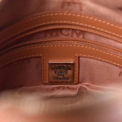 MCM Visetos Small Boston Bag Cognac 8 of 11