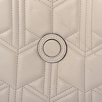 Gucci Calfskin Web Quilted Medium Dionysus Hobo White 9 of 13