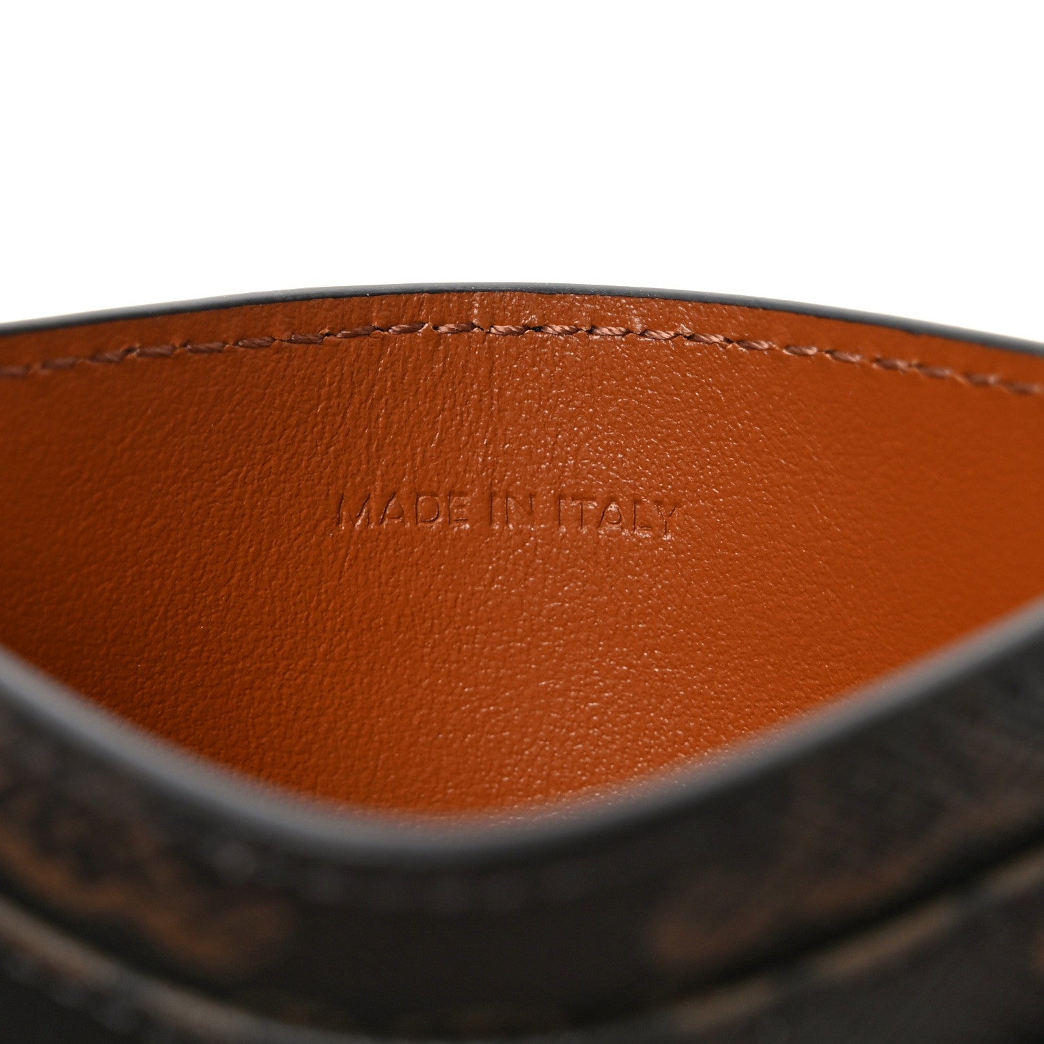 Celine Triomphe Canvas Triomphe Card Holder Tan 7 of 8