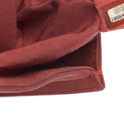 Chanel Iridescent Caviar Quilted Medium Boy Flap Red 8 of 12