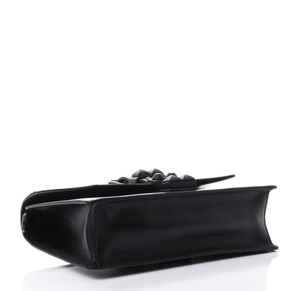 Prada Saffiano City Calfskin Studded Small Elektra Shoulder Bag Black 3 of 4