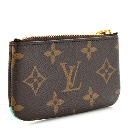 Louis Vuitton Monogram 2023 Christmas Animation Sailing Vivienne Key Pouch Dragonfruit Pink 3 of 6