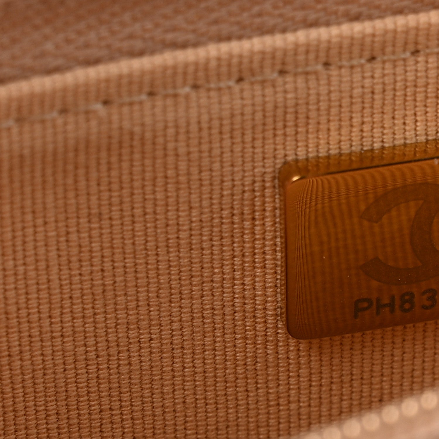 Chanel Caviar Quilted Wallet on Chain WOC Beige 8 of 14
