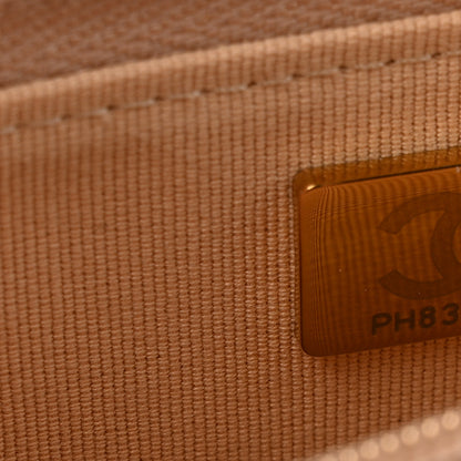 Chanel Caviar Quilted Wallet on Chain WOC Beige 8 of 14