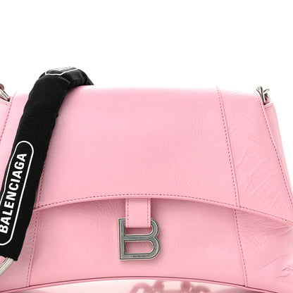 Balenciaga Calfskin S Downtown Shoulder Bag Candy Pink Black 8 of 12