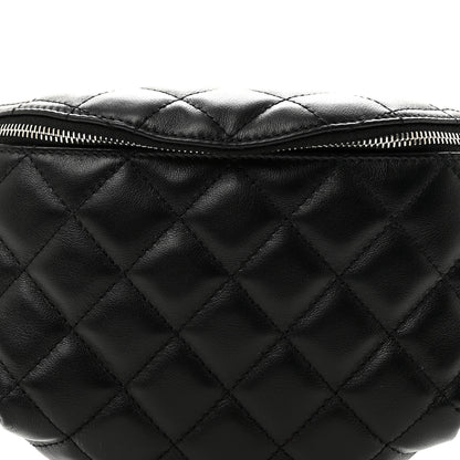 Chanel Calfskin Quilted Waist Belt Bag Black 8 of 11