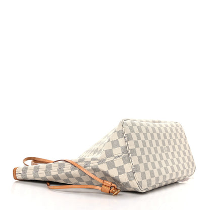 Louis Vuitton Damier Azur Neo Neverfull MM Rose Ballerine 4 of 9