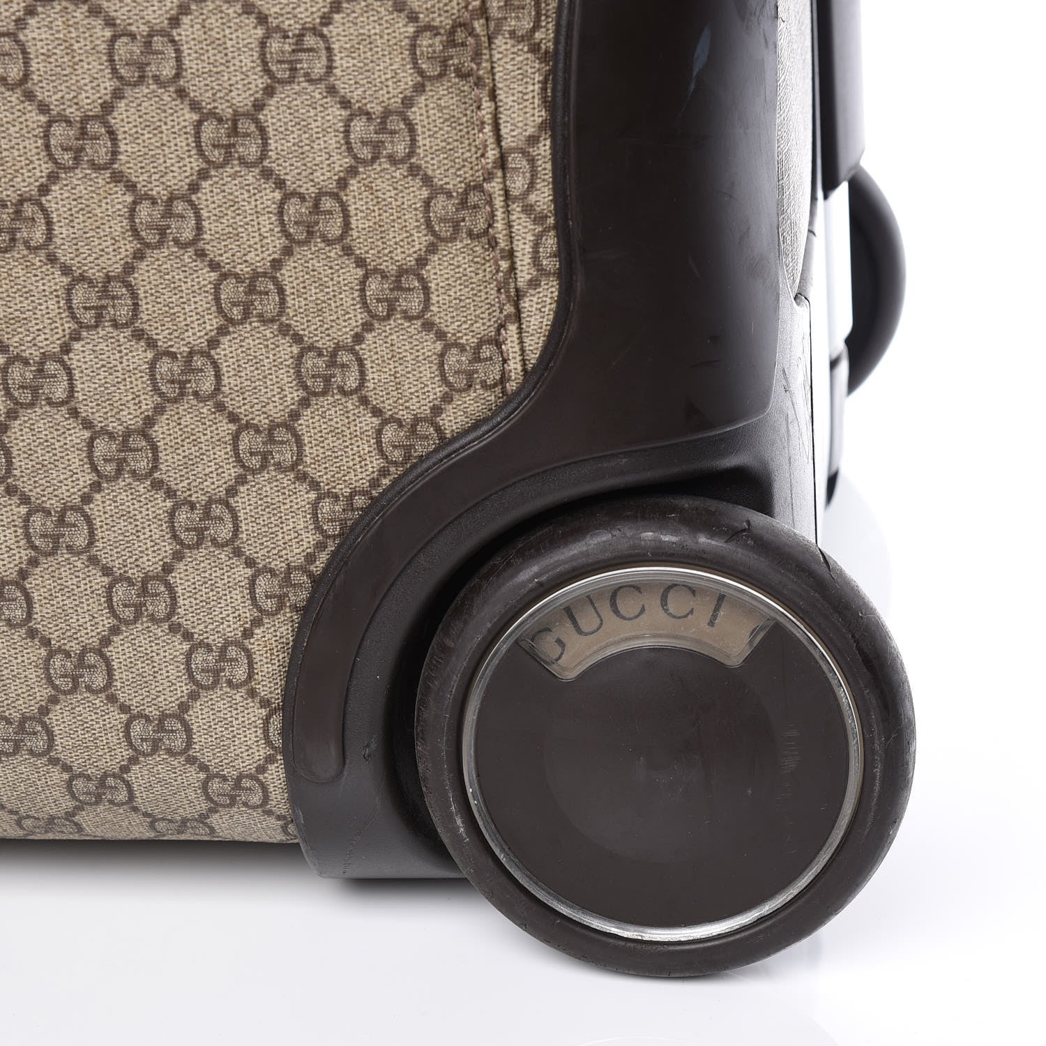 Gucci GG Plus Monogram Trolley Suitcase Dark Brown 9 of 26