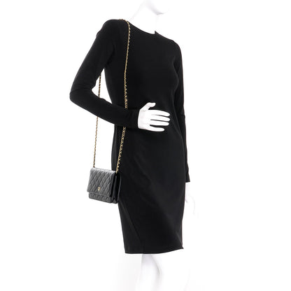 Chanel Caviar Quilted Wallet On Chain WOC Black 2 of 9