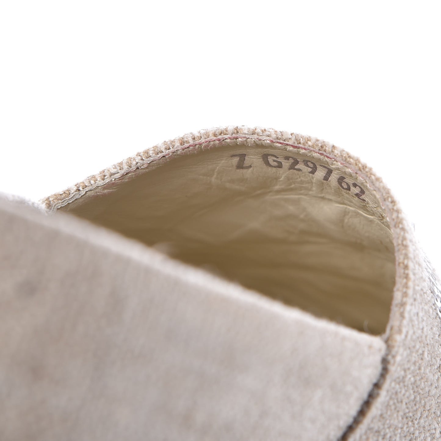 Toile Sequin CC Espadrilles 39 Beige Black
