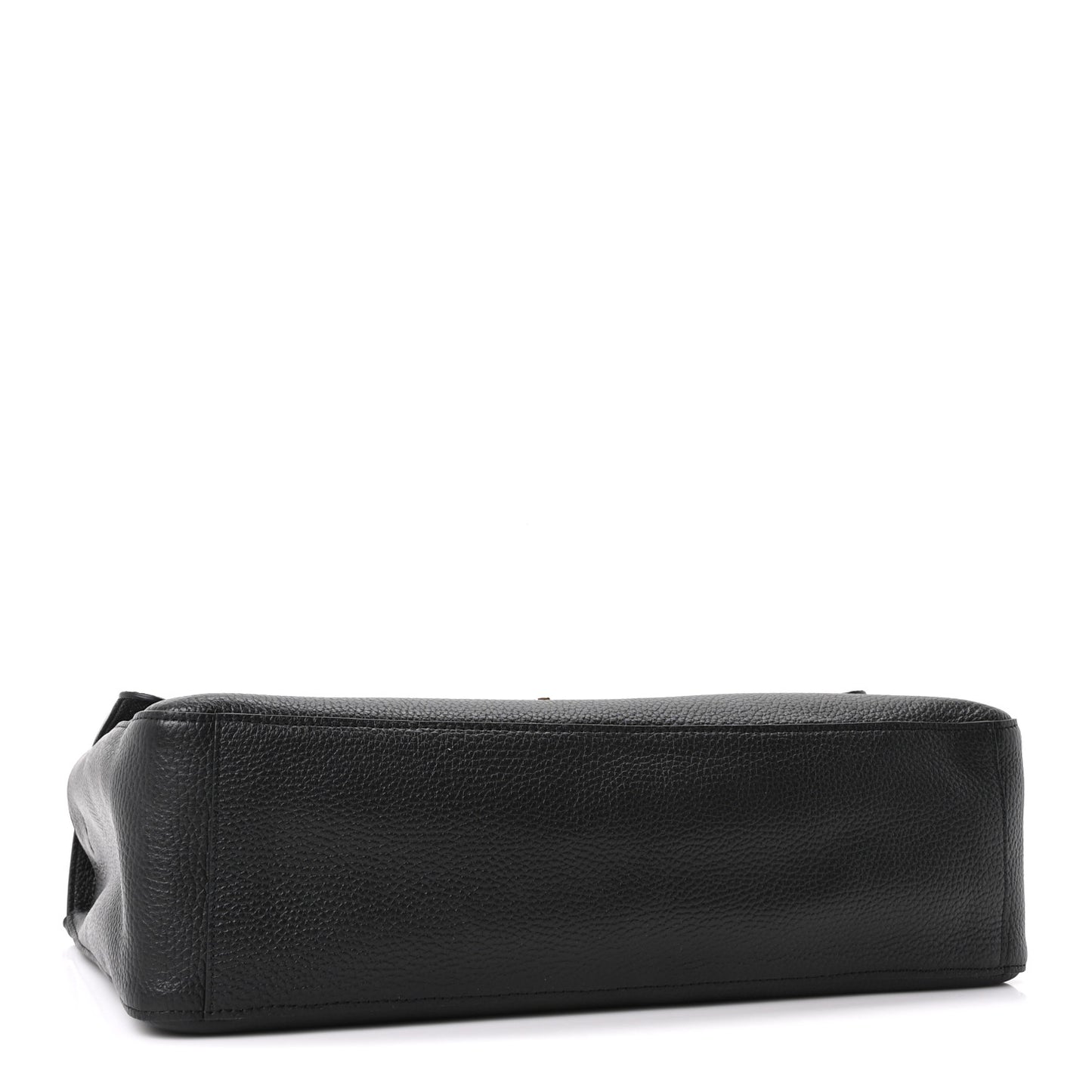 Grained Calfskin Souplissimo Maxi Flap Black