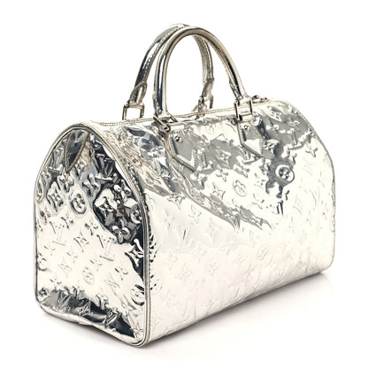 Louis Vuitton Monogram Miroir Speedy 30 Silver 3 of 12
