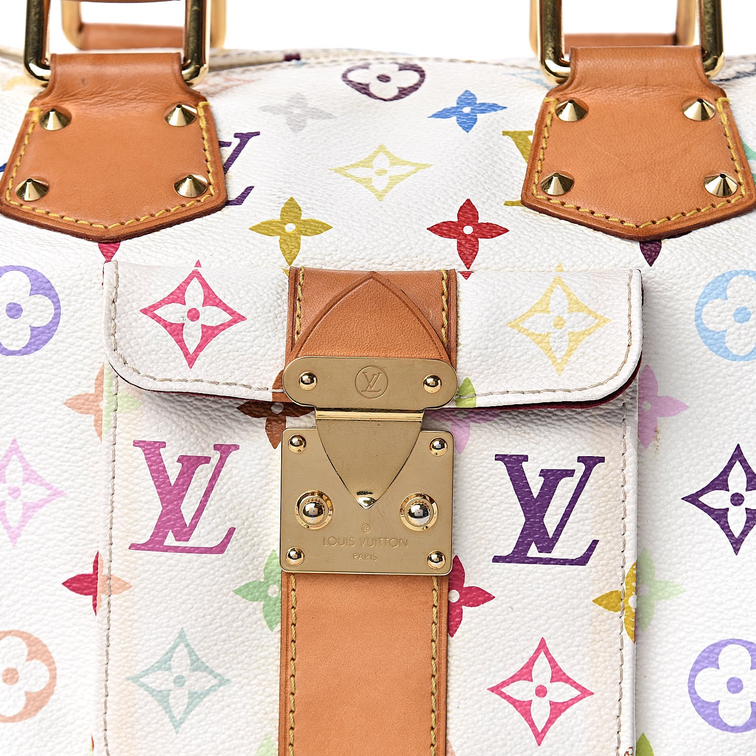 Louis Vuitton Monogram Multicolor Speedy 30 White 11 of 11