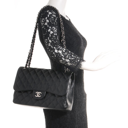 Chanel Caviar Quilted Jumbo Double Flap Black 2 of 7