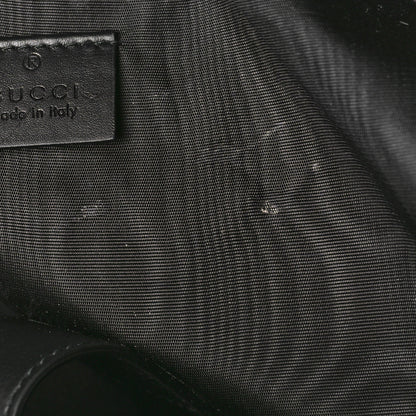 Gucci X SEGA Calfskin GUCCY Stars Dome Backpack Black Gold 6 of 10