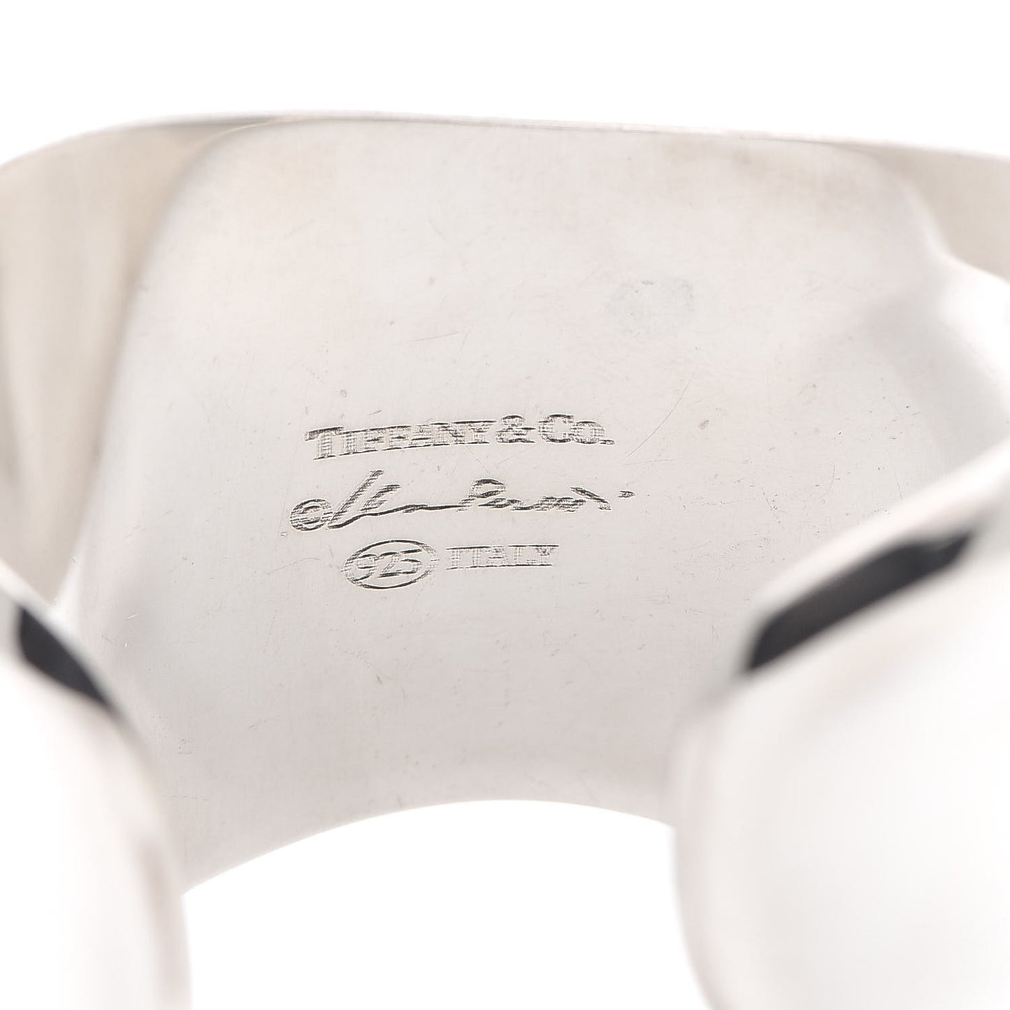 Sterling Silver Small Elsa Peretti Right Wrist Bone Cuff Bracelet