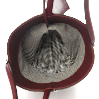 Alexander Wang Pebbled Calfskin Mini Roxy Bucket Bag Burgundy 4 of 10