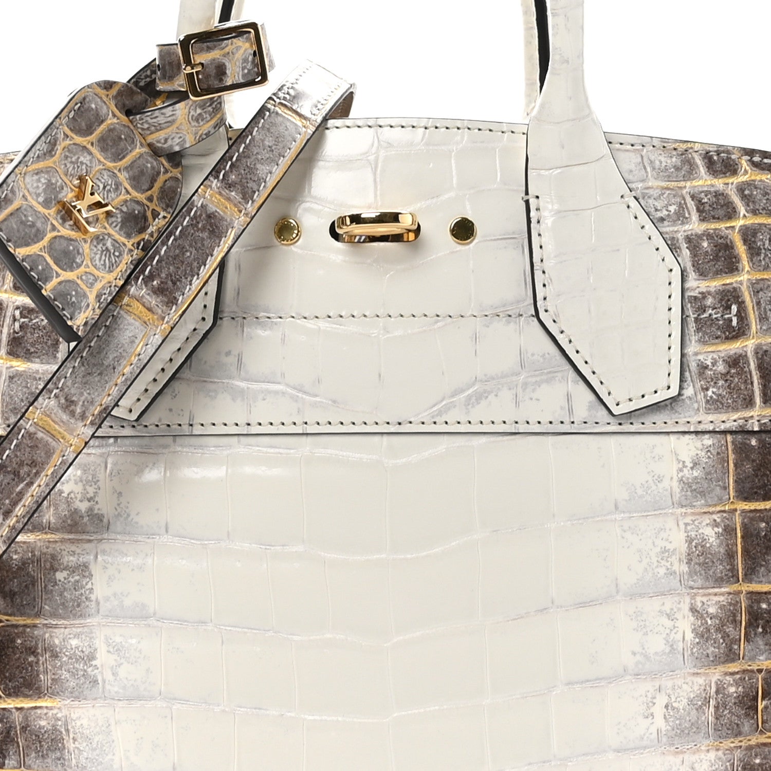 Louis Vuitton LOUIS VUITTON Himalaya Crocodile City Steamer PM