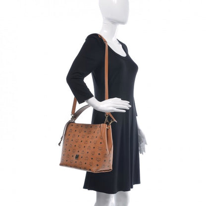 MCM Visetos Medium Klara Hobo Cognac 2 of 8
