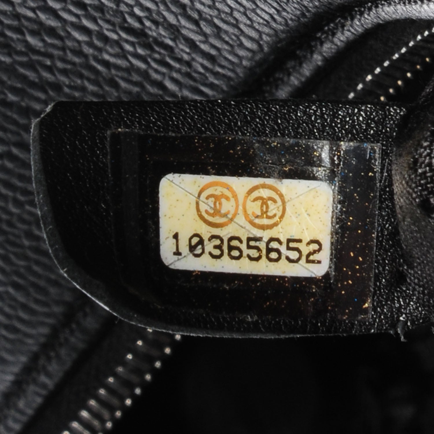 Chanel Caviar Square Stitched Large Tote Black 7 of 7