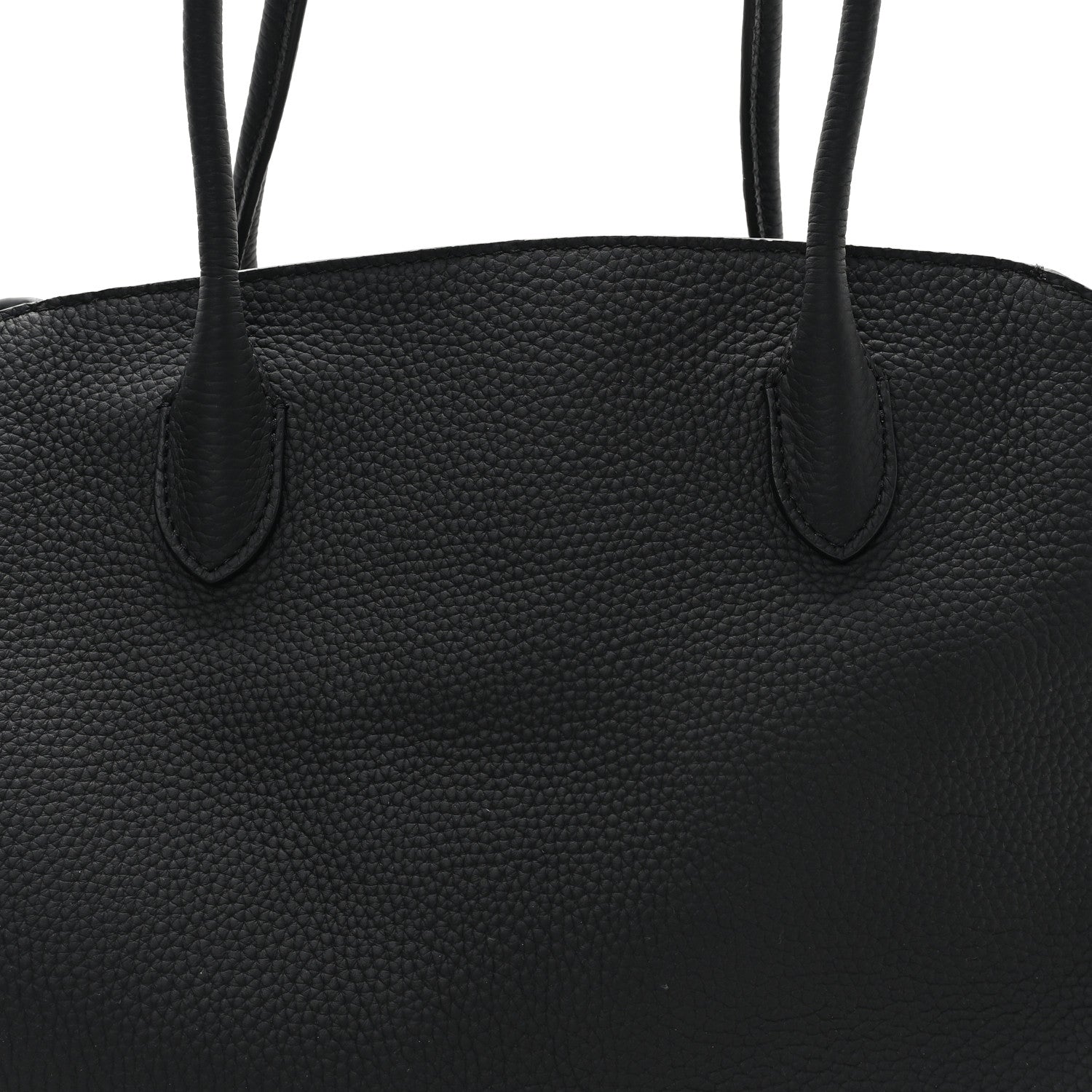 The Row Matte Grained Calfskin Marlo 14 Black 7 of 9