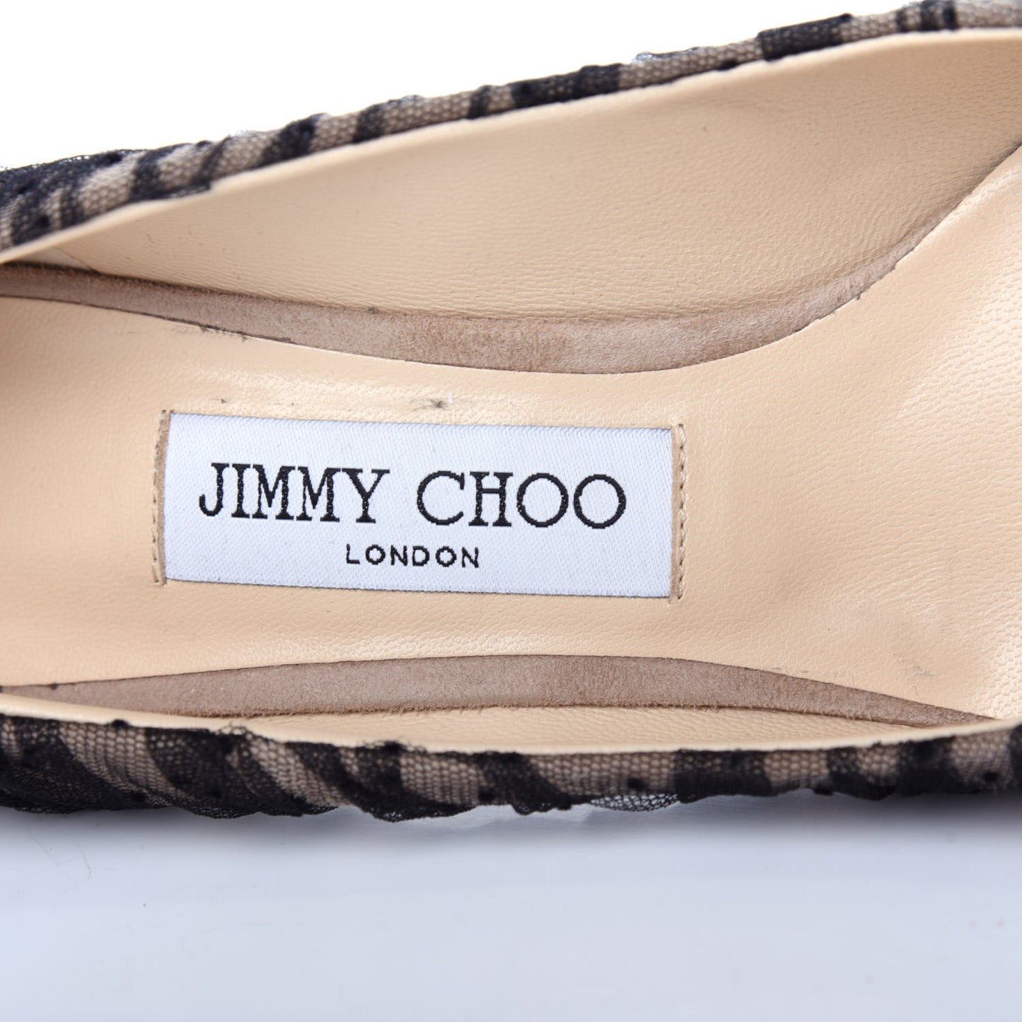Tulle Suede Polka Dot Romy 85 Pumps 37 Black Nude