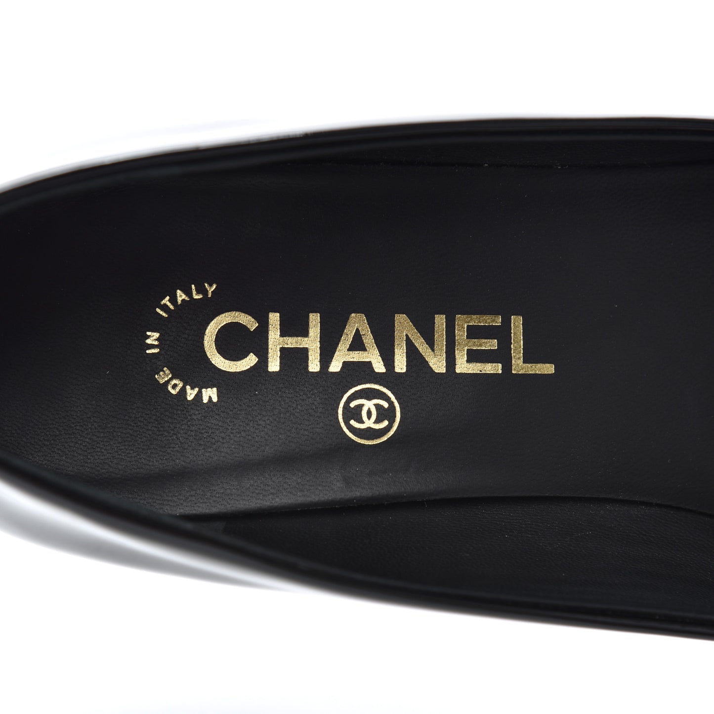 Patent Low Heel Ballerina Pumps 39.5 Black