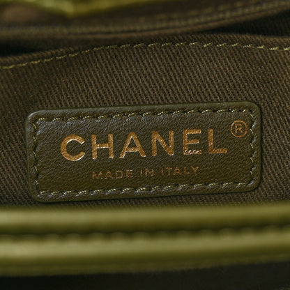 Chanel Grained Calfskin Mini Neo Executive Shopper Tote Khaki 6 of 15