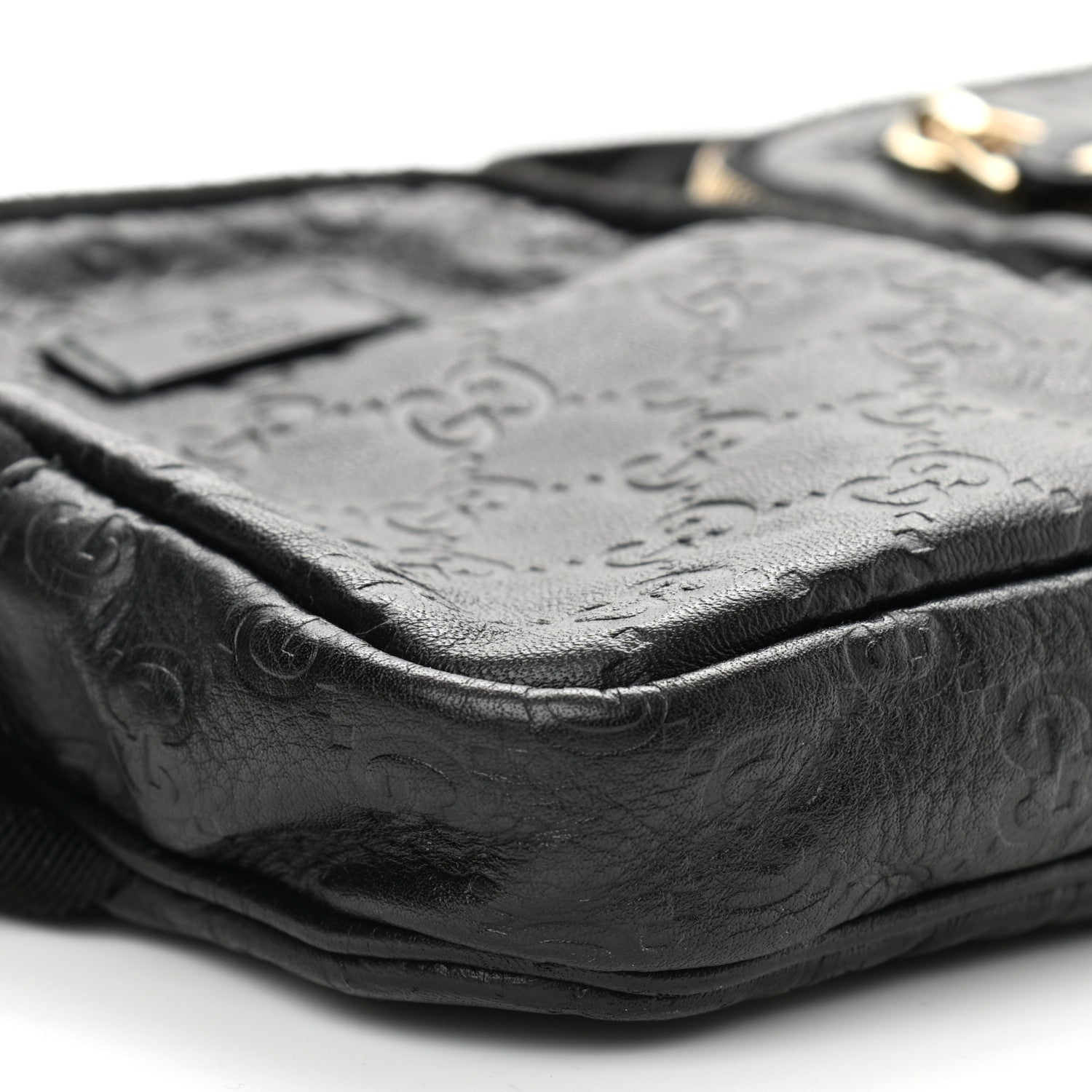 Gucci Guccissima Belt Bag Black 10 of 11