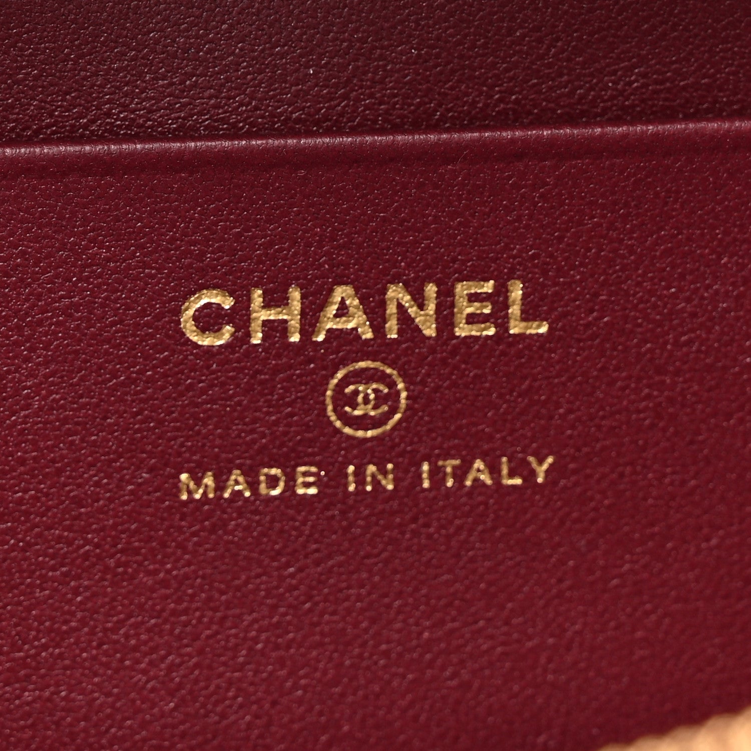 Chanel Calfskin Crocodile Embossed Crococo Exoticoco Vanity With Chain Dark Burgundy 7 of 11