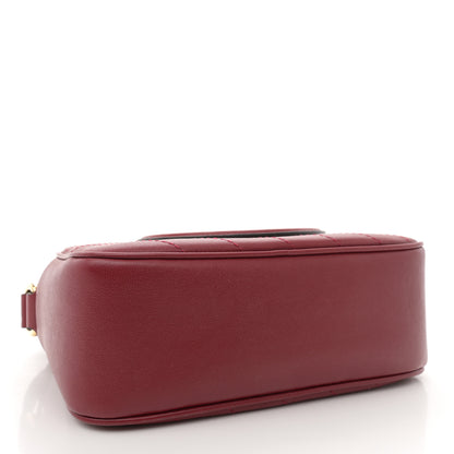 Gucci Sakai Be Green Calfskin Diagonal Stitched Small Blondie Shoulder Bag Rosso 4 of 11