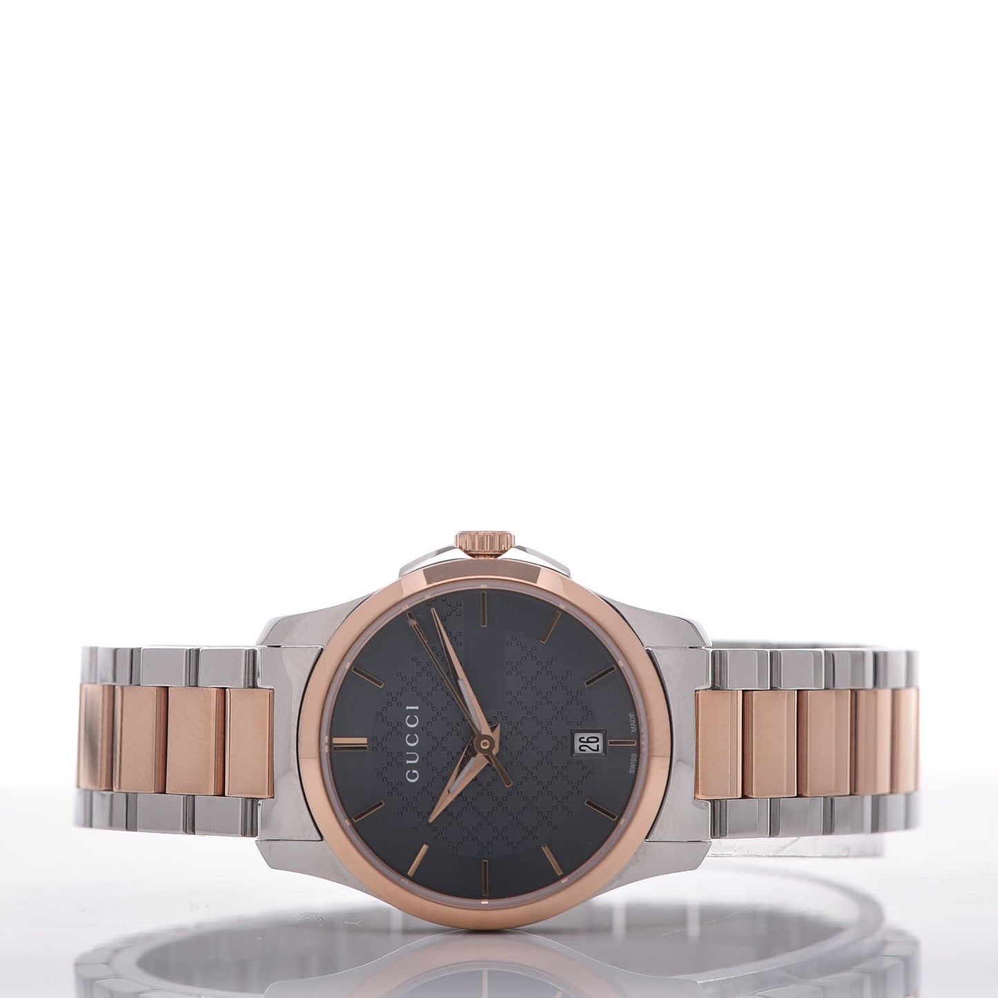 Stainless Steel 27mm 126.5 G-Timeless Quartz Watch Grey