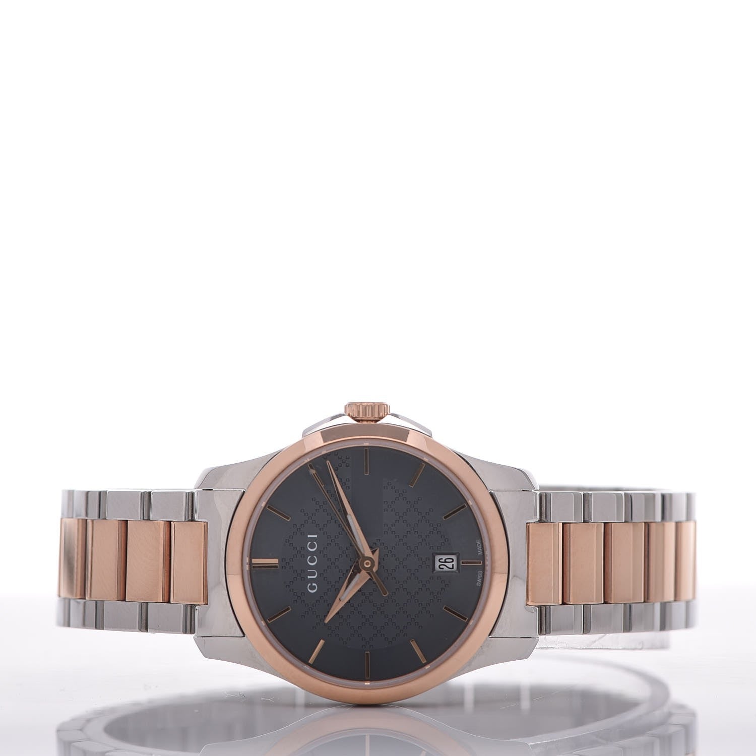 Gucci Stainless Steel 27mm 126.5 G-Timeless Quartz Watch Grey 3 of 6