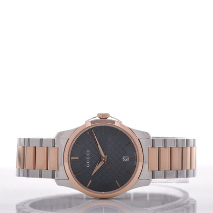 Gucci Stainless Steel 27mm 126.5 G-Timeless Quartz Watch Grey 3 of 6