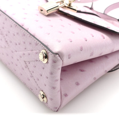 Louis Vuitton Iridescent Ostrich Rose Des Vents Mini Pearly Lilac 10 of 11